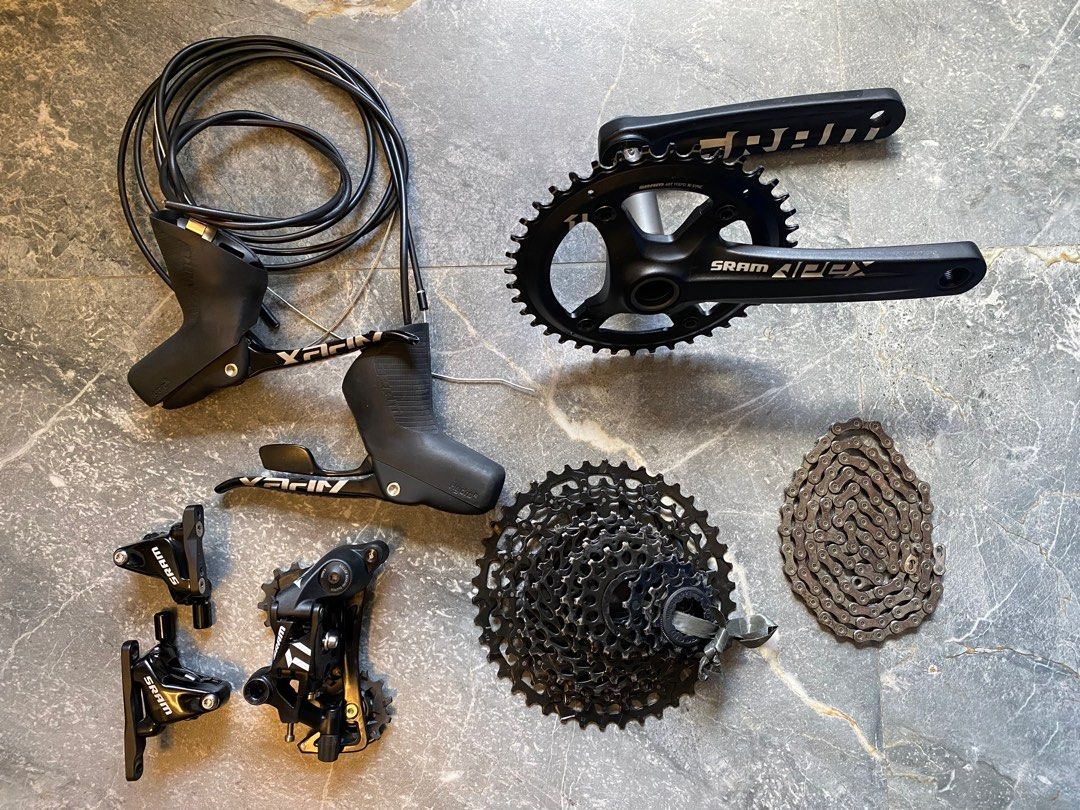 Sram apex 1 shop hydraulic disc groupset