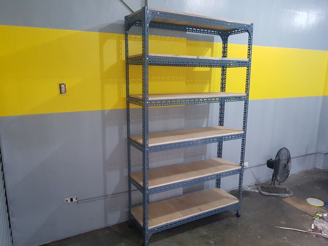 steel-rack-slotted-steel-racks-wood-shelves-heavy-duty-commercial-made