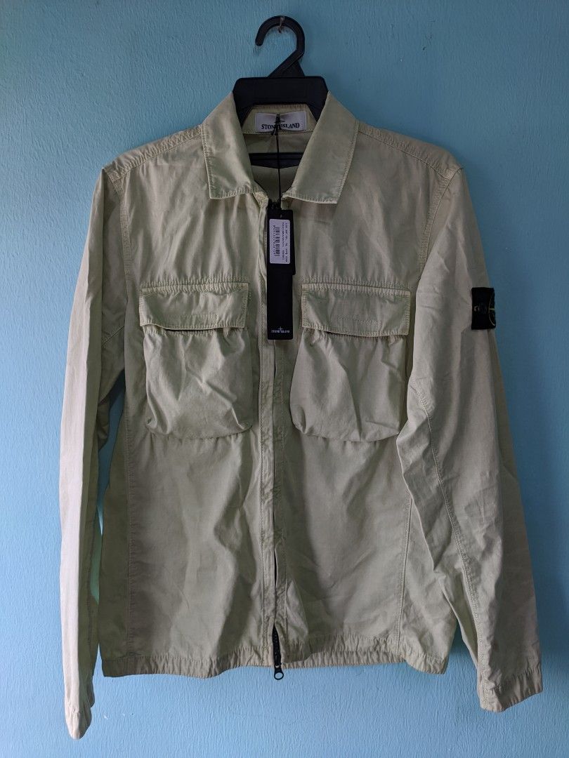 Stone island coral overshirt sale