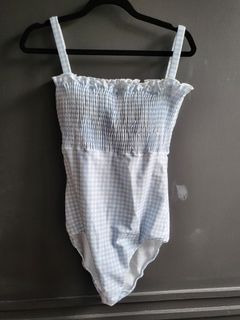 Swimsuit onepiece lee vierra smock baju renang wanita