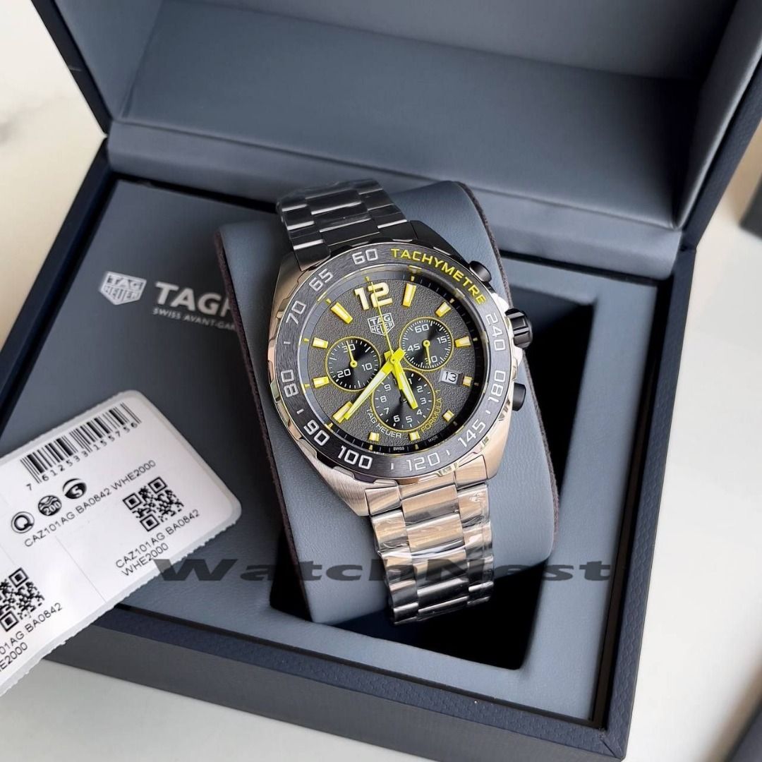 Tag heuer formula best sale 1 quartz chronograph 43mm