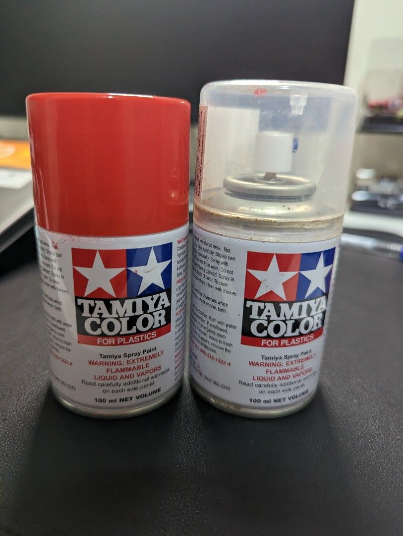Tamiya Spray Paint Clear coat not Hotwheels Tomica, Hobbies & Toys