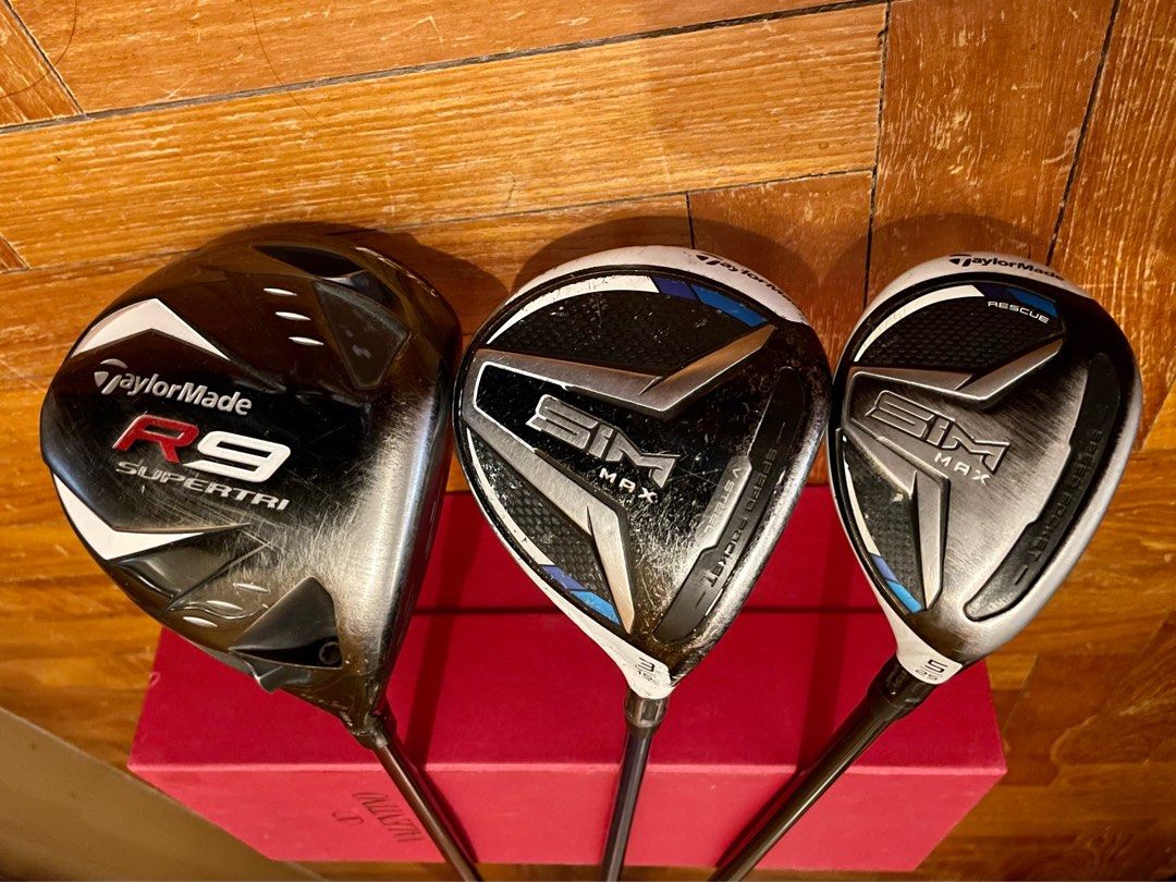 Taylormade Golf Driver Wood Hybrid Iron (SIM), Sports Equipment, Sports