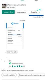 Testi pembelian meja belajar