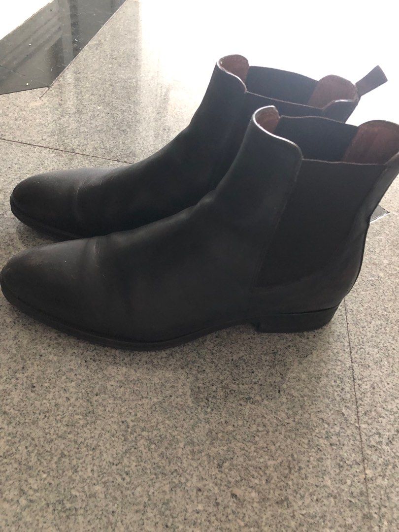 The idle man leather chelsea boots