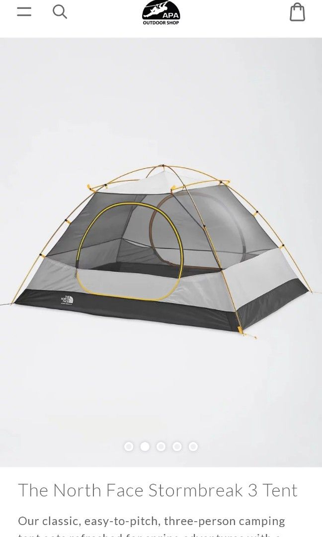 The north face stormbreak 2 top