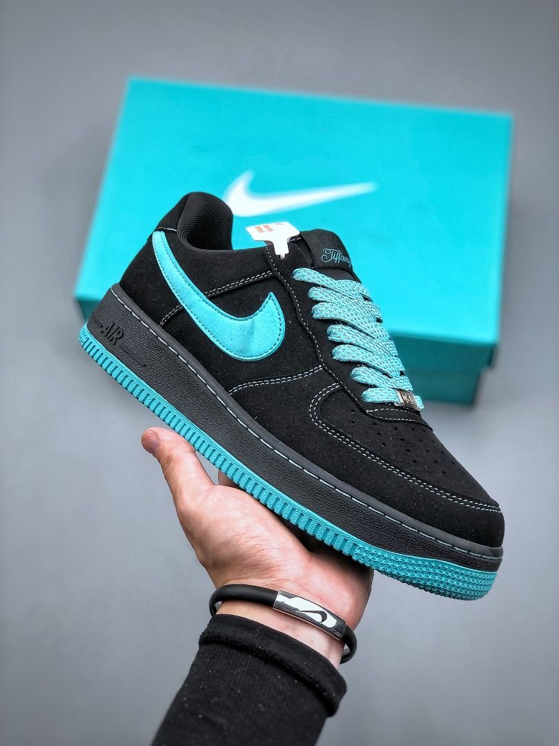 Nike air force 1 low blue and black hotsell