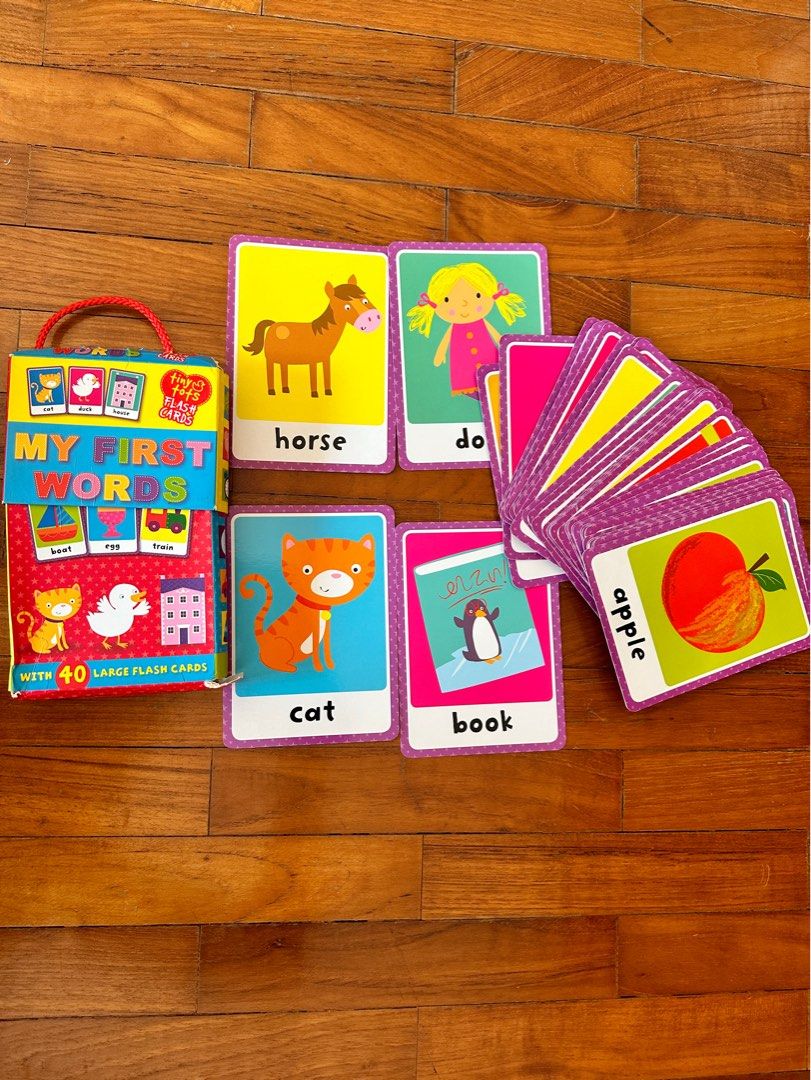 Toddler Flash cards, Babies & Kids, Infant Playtime on Carousell