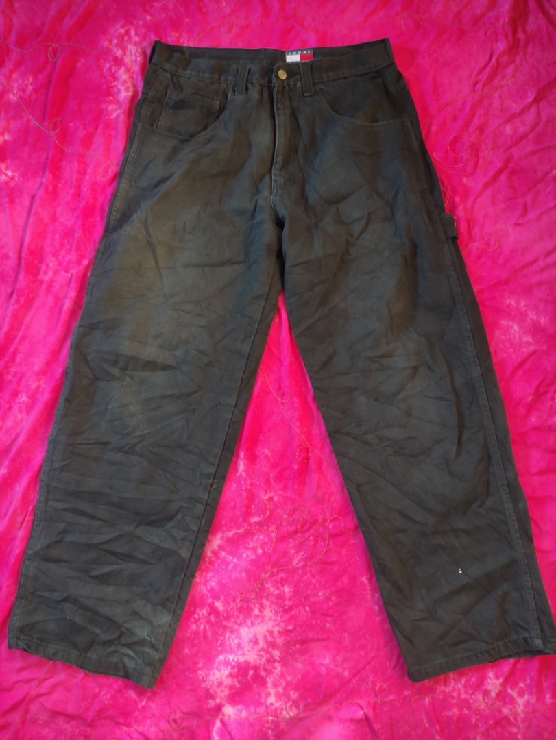TOMMY HILFIGER BAGGY PANTS, Men's Fashion, Bottoms, Jeans on Carousell