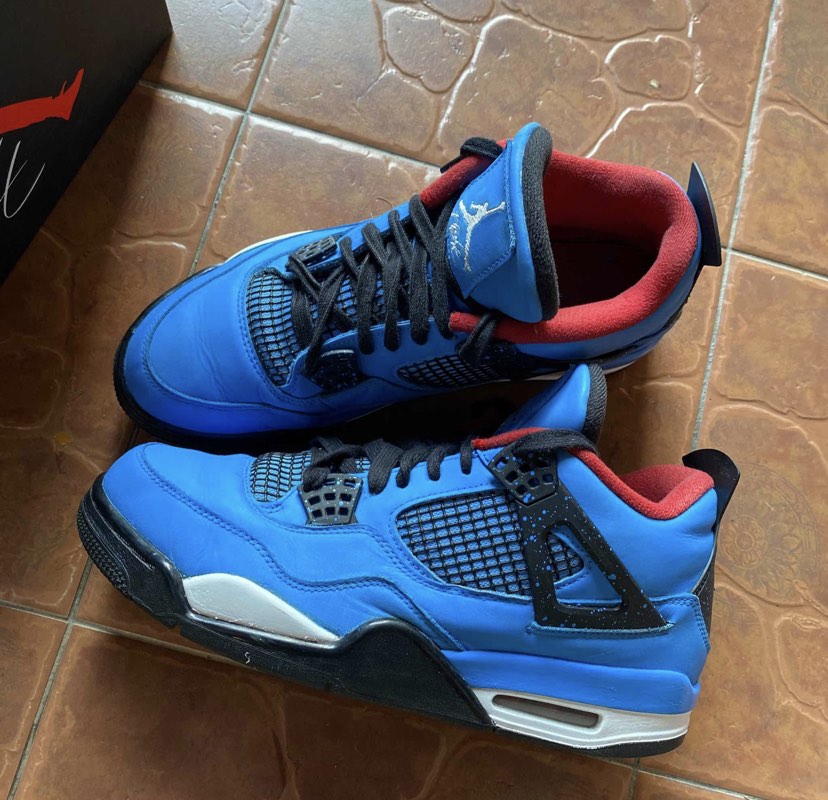 Travis Scott Jordan 4 Mens Fashion Footwear Sneakers On Carousell