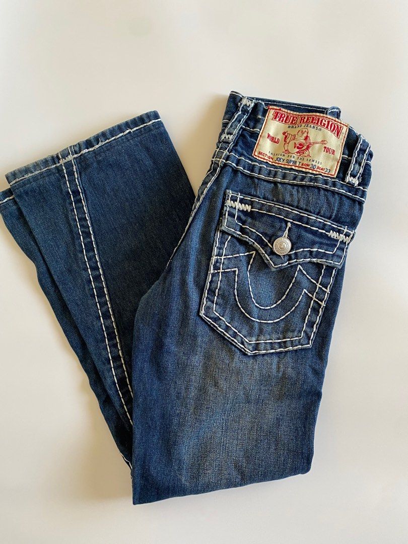 True religion low rise denim flared unisex lowaisted section joey 