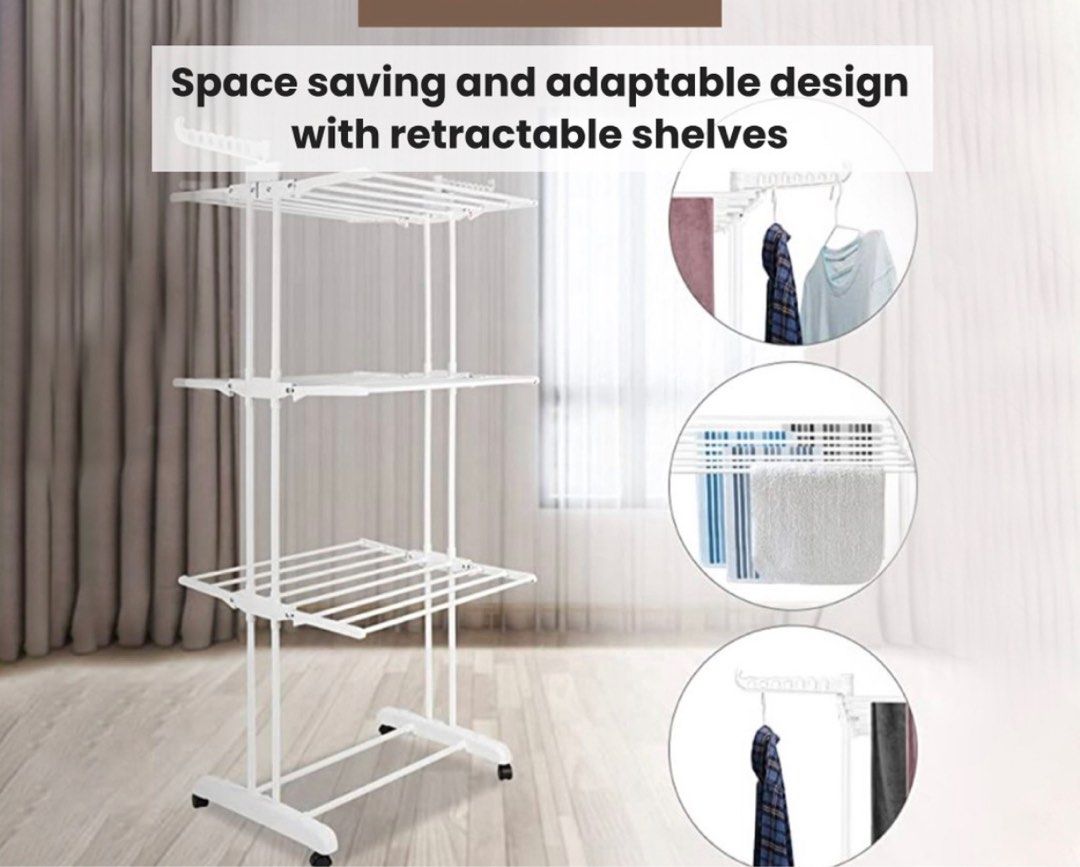TSM Space Saving Drying Rack, Furniture & Home Living, Home Improvement