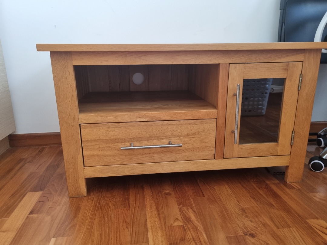 TV Oak wood, Furniture & Home Living, Furniture, TV Consoles on