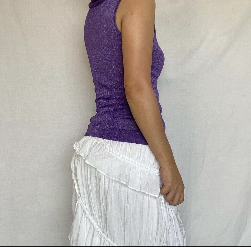 Shimmer Knit Sleeveless Top main image 1
