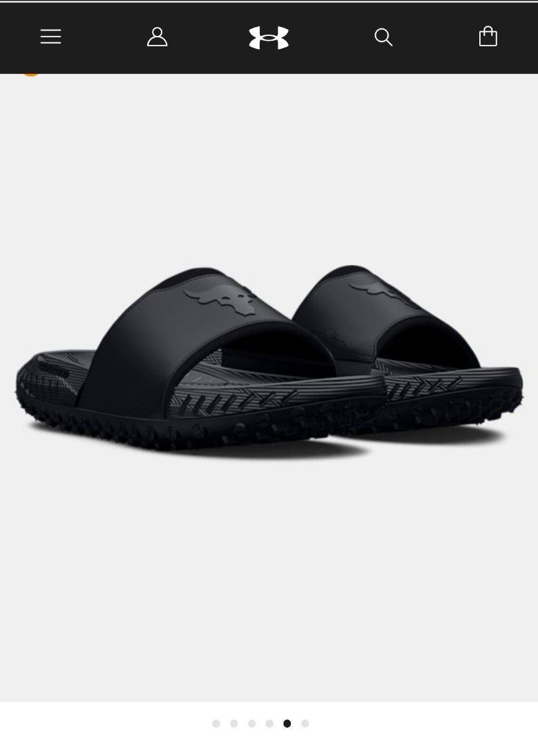 Under armour slides sale top