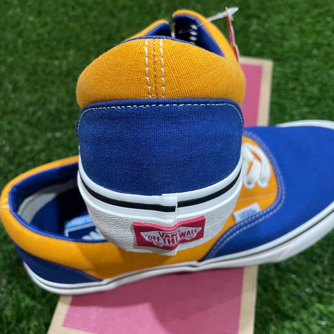 Royal blue and yellow vans outlet