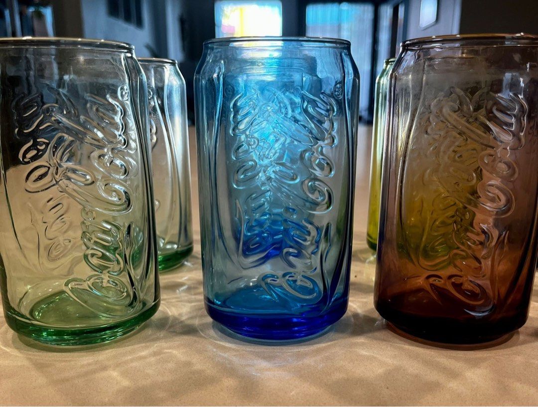 Vintage coca cola drinking glasses hobbies toys memorabilia