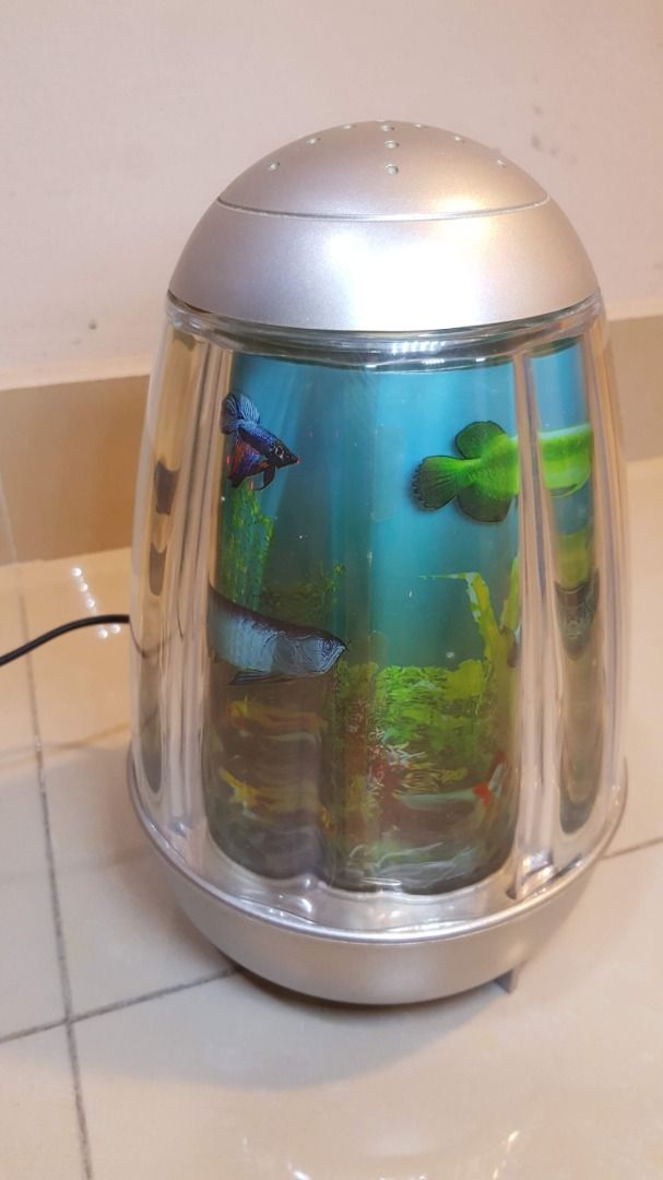 Rotating fish sale night light