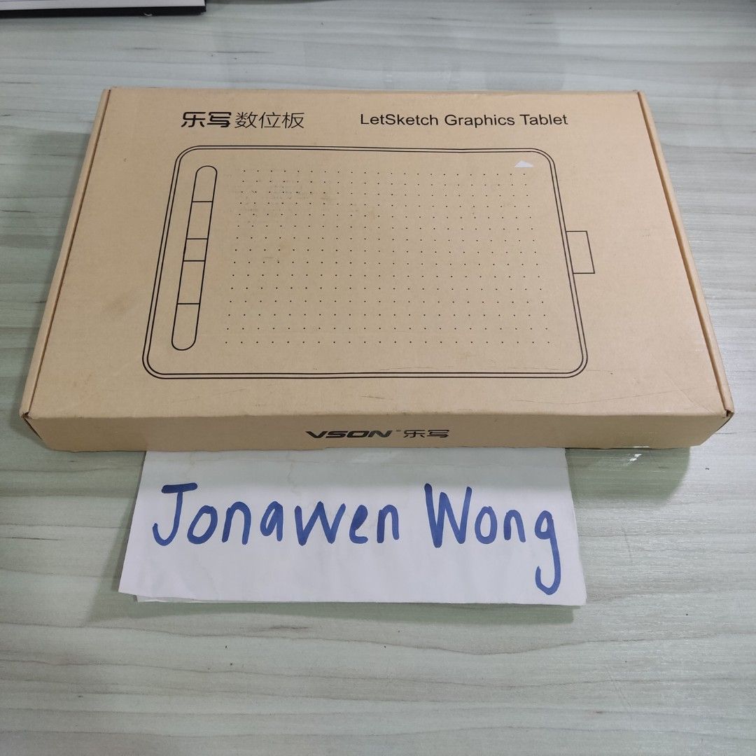 VSON WP9620 LetSketch Graphics Tablet for Drawing, Study, Making Notes, Computers & Tech, Parts