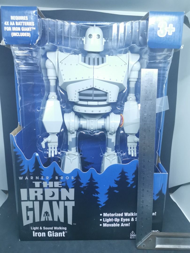 Walmart Exclusive The Iron Giant Warner Bros 14-inch Light and Sound  Motorized Walking Iron Giant, Hobbies & Toys, Toys & Games on Carousell