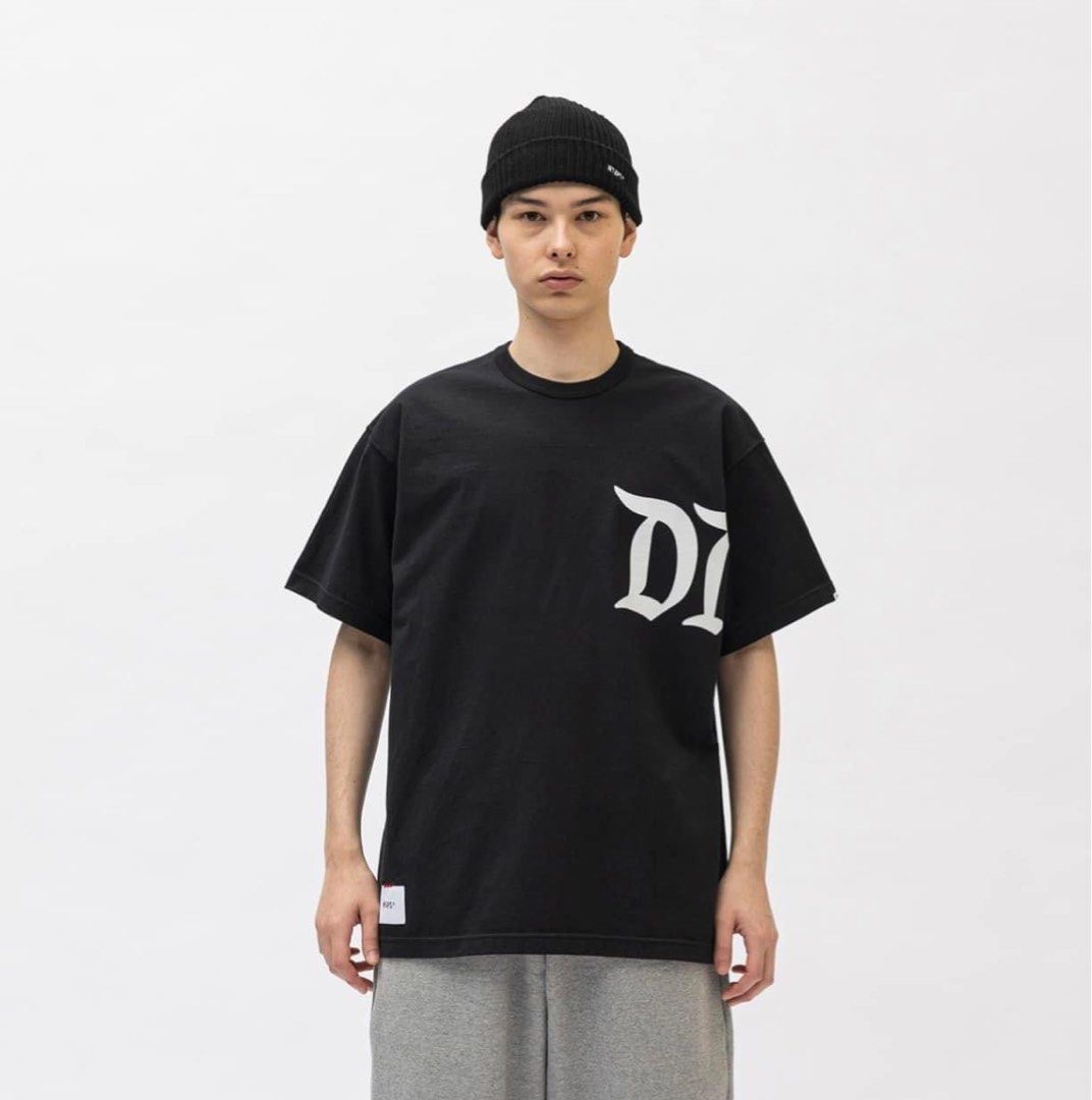 Wtaps Design 02 23SS size XL 黑色, 男裝, 上身及套裝, T-shirt、恤衫