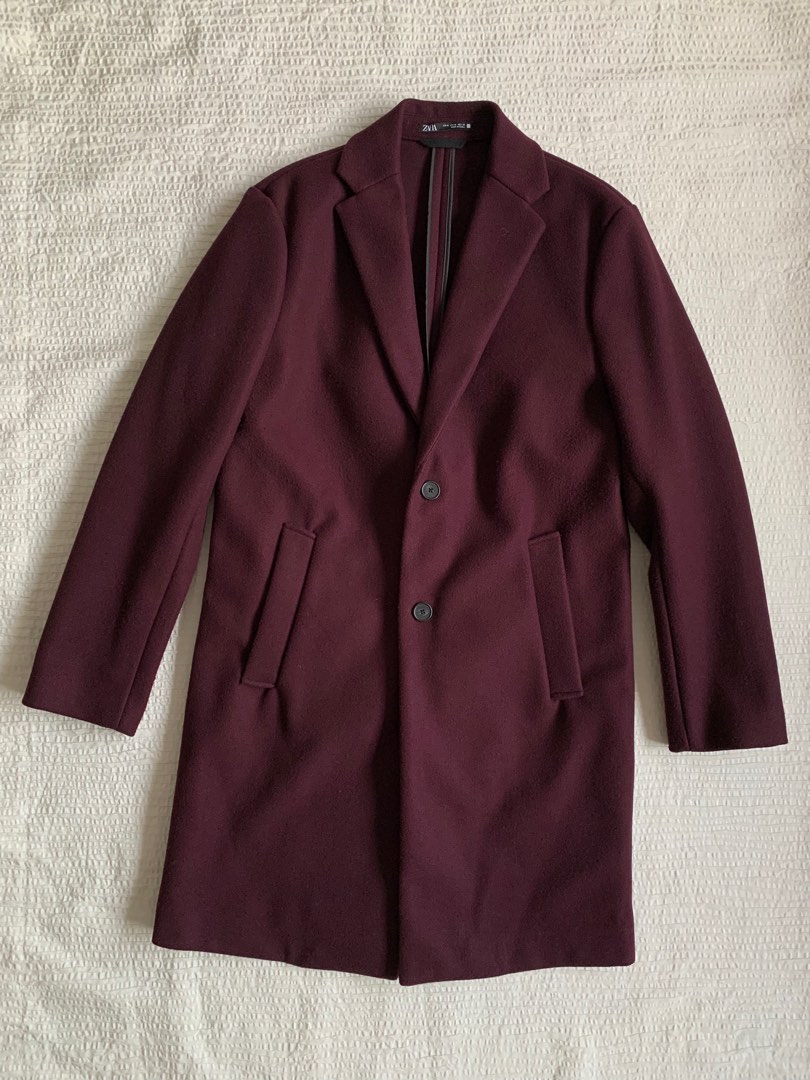 Maroon coat new arrivals