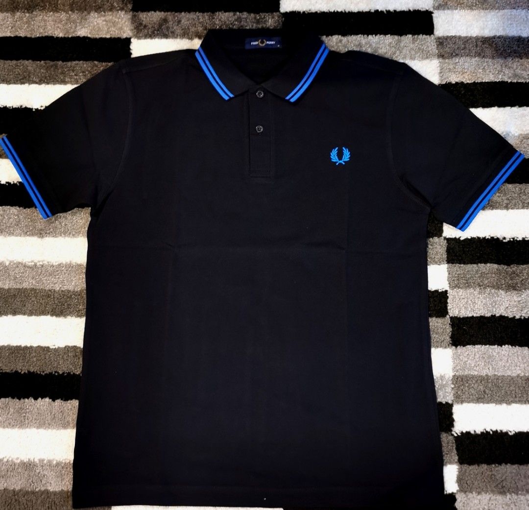 100% Authentic) Fred Perry Polo Tshirt, Men'S Fashion, Tops & Sets, Tshirts  & Polo Shirts On Carousell