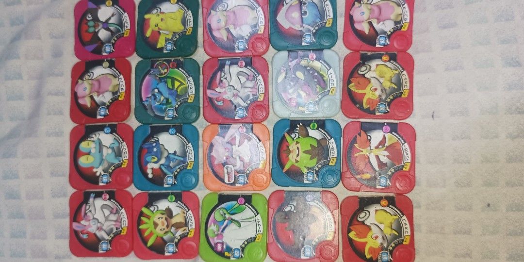 20 pcs pokemon tretta chips, Hobbies & Toys, Toys & Games on Carousell
