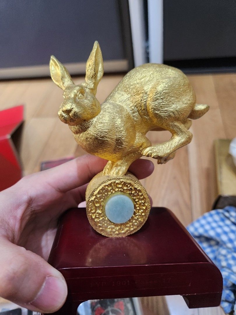 24 Rabit 24k Gold Tinted Rabit Collectable, Hobbies & Toys, Memorabilia ...