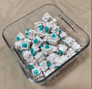 69x Everglide Peacock Blue switches