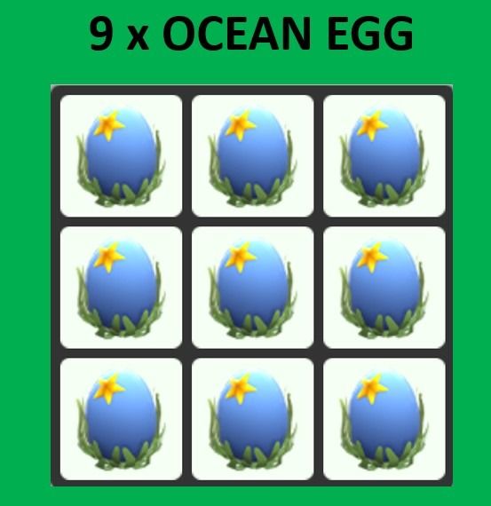 Adopt Me - Ocean Egg, Video Gaming, Gaming Accessories, Game Gift