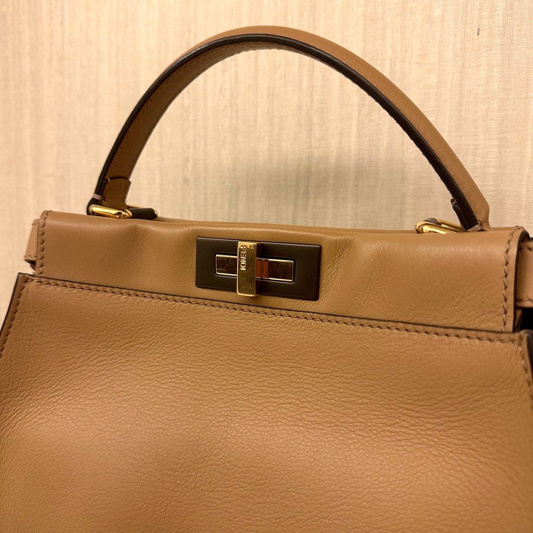 Fendi on sale peekaboo tan