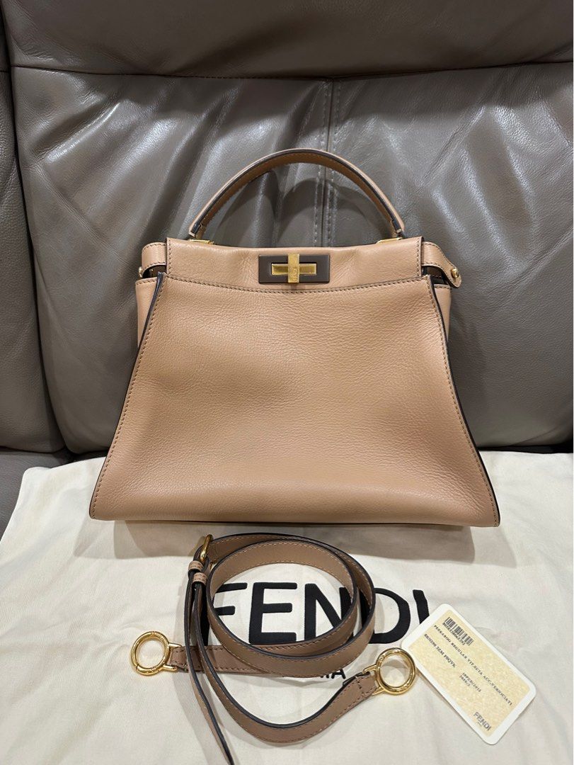 Fendi peekaboo tan top