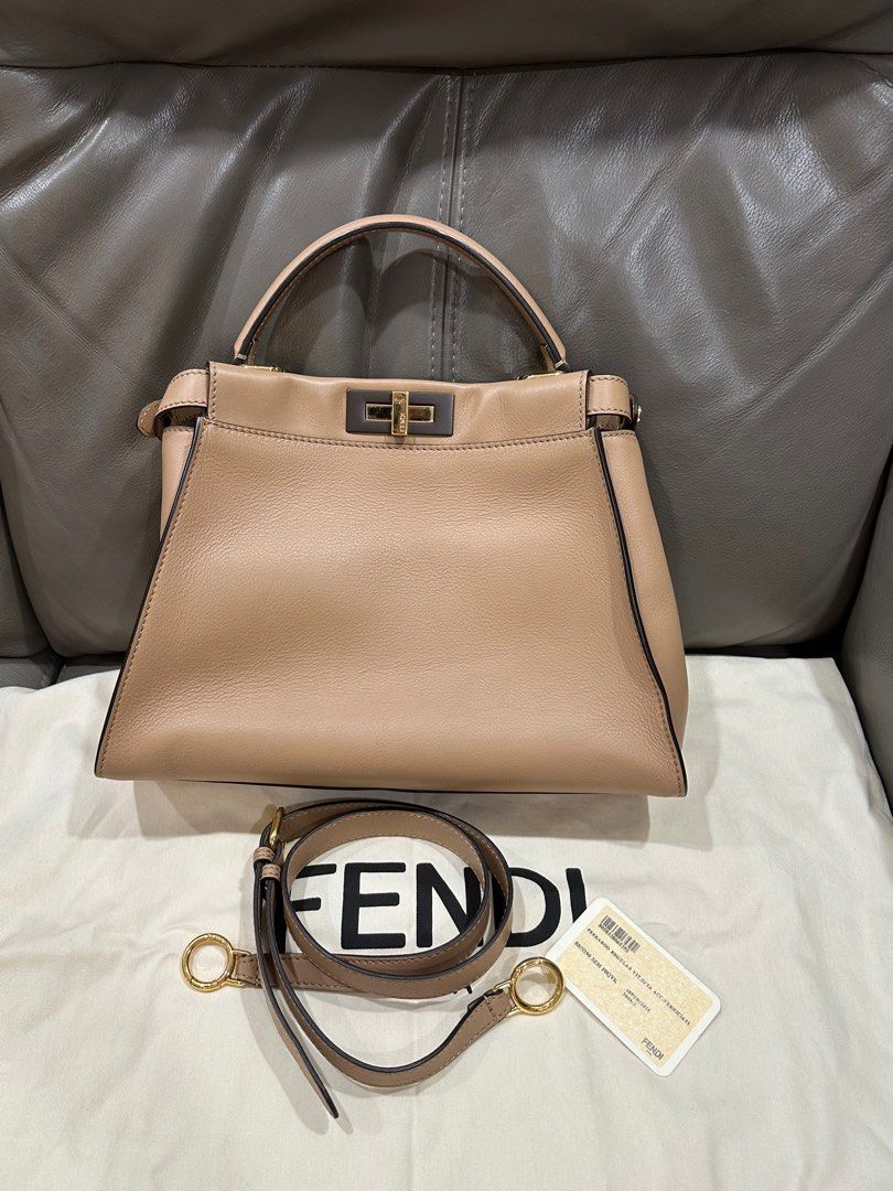 Fendi cheap peekaboo tan
