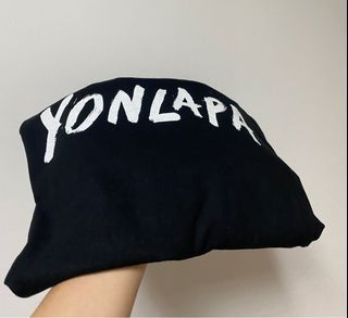 泰國清邁浪漫樂團 YONLAPA 台灣首演 霓虹綠洲音樂祭 週邊 日本標 黑色短袖Logo 素色T恤 短踢 L號