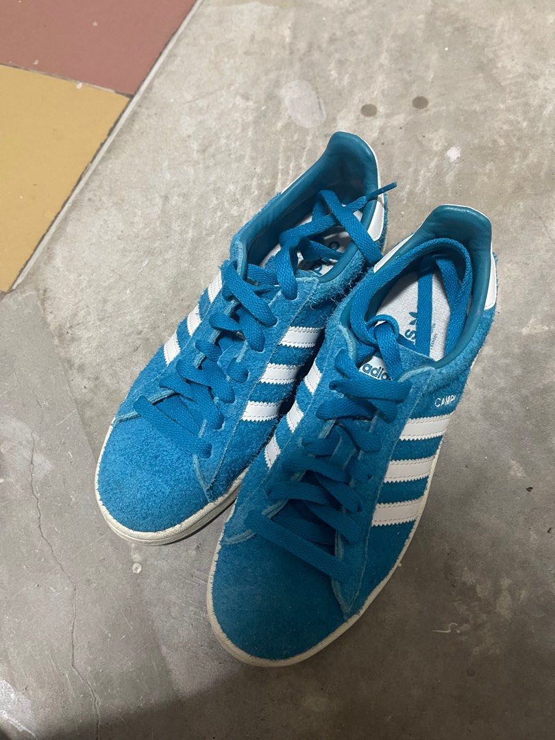 Adidas Blue Canvas sneakers Women s Fashion Footwear Sneakers