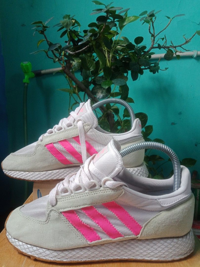adidas forum green and pink