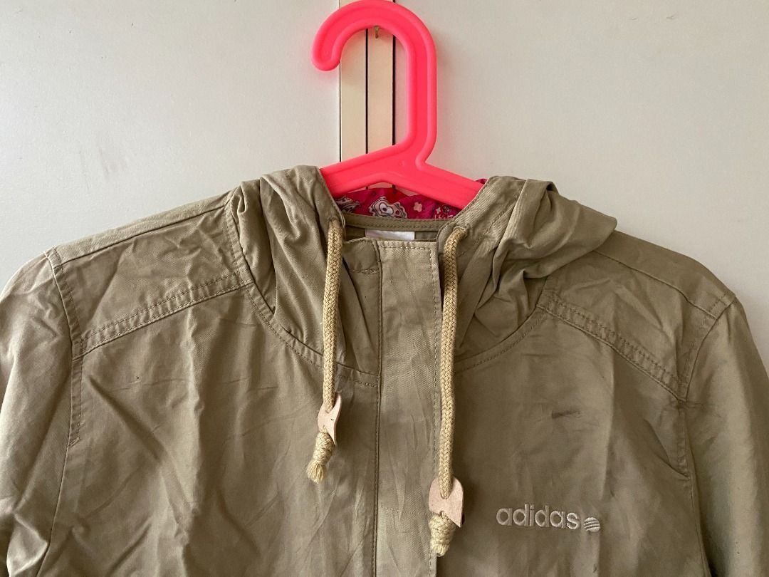 ADIDAS NEO HOODED PARKA BRITPOP JACKET Men s Fashion Coats