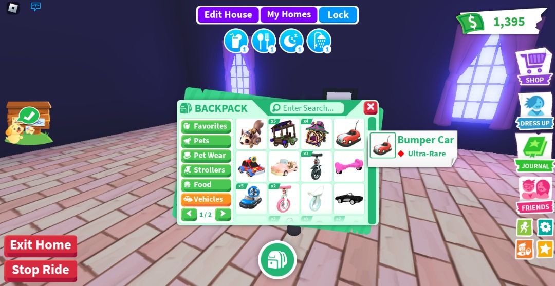 ADOPT ME ULTRA RARE VEHICLES (PRICELIST IN DESCRIPTION), Video Gaming