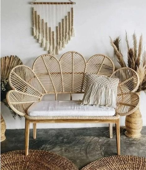 Rattan twin sales seat