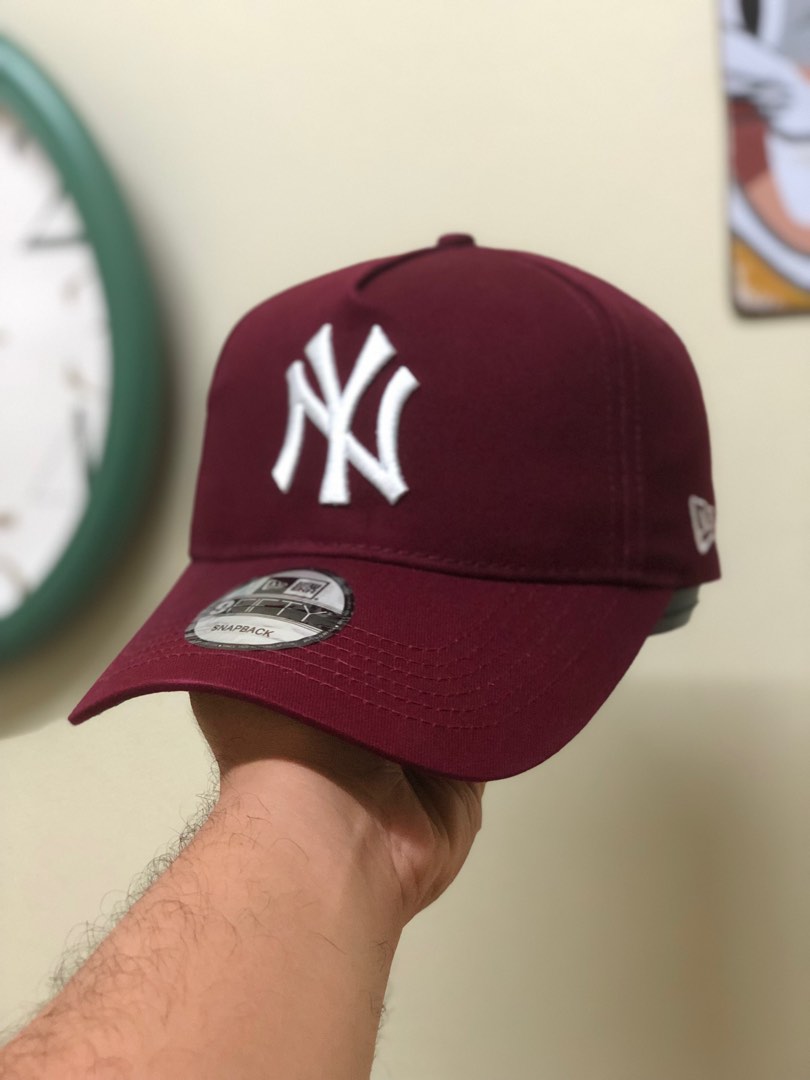 New era top maroon cap