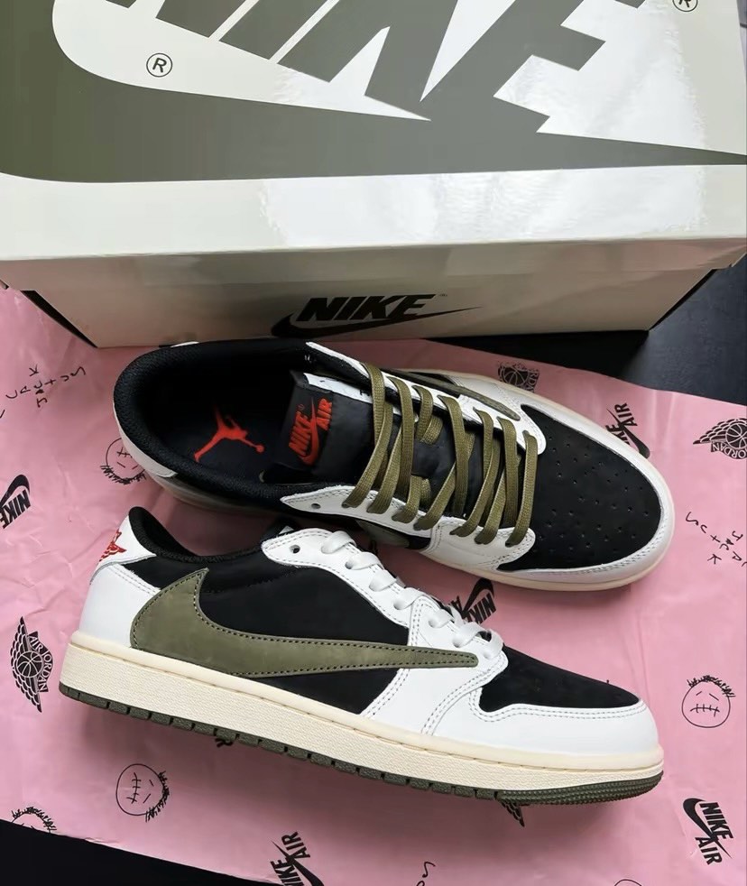 travis scott aj4 olive
