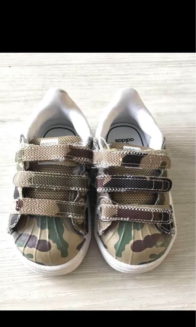 Camo Adidas Superstar Sneakers Kids Adidas Superstar Camo Adidas