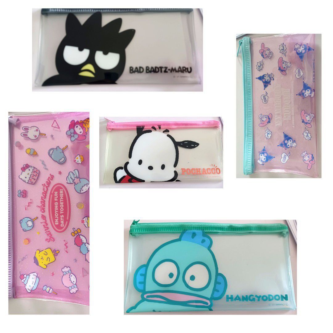 Authentic Sanrio Pencil Cases Licensed by Sanrio Hangyodon Pochacco