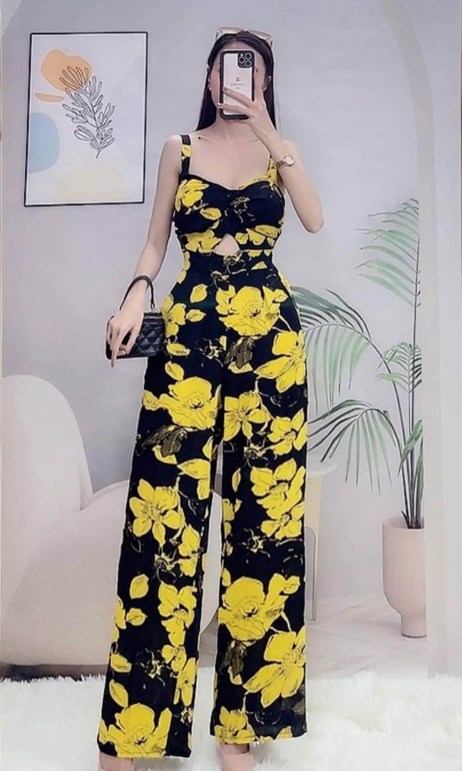 AUTHENTIC VIETNAM PADDED DRESS MAXI JUMPSUITS on Carousell