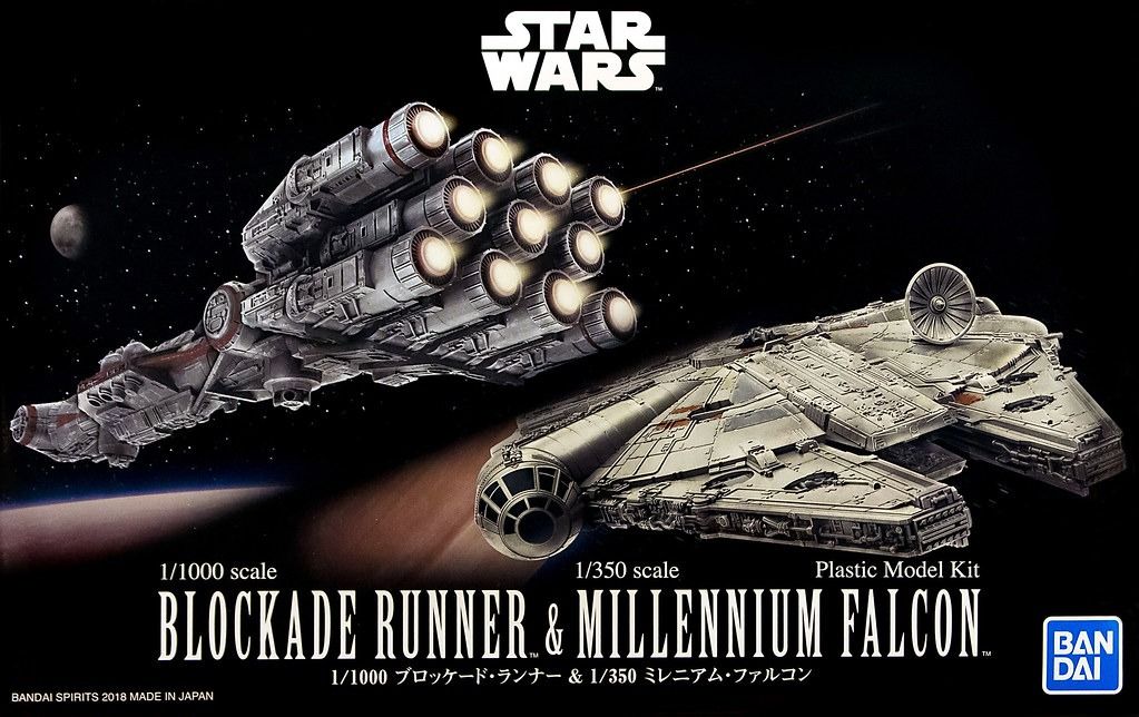 Maquette Star Wars Millennium Falcon Bandai 1/350 - Édition Empire Strikes Back - Neuf