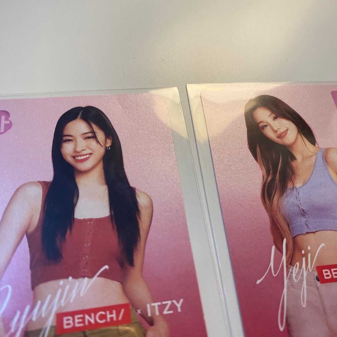 Bench x ITZY Wannabe Fanmeet in Manila Yuna, Ryujin, Yeji Photocards