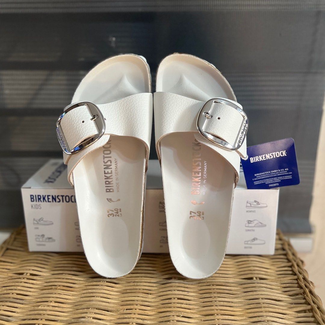 Madrid big buckle white deals