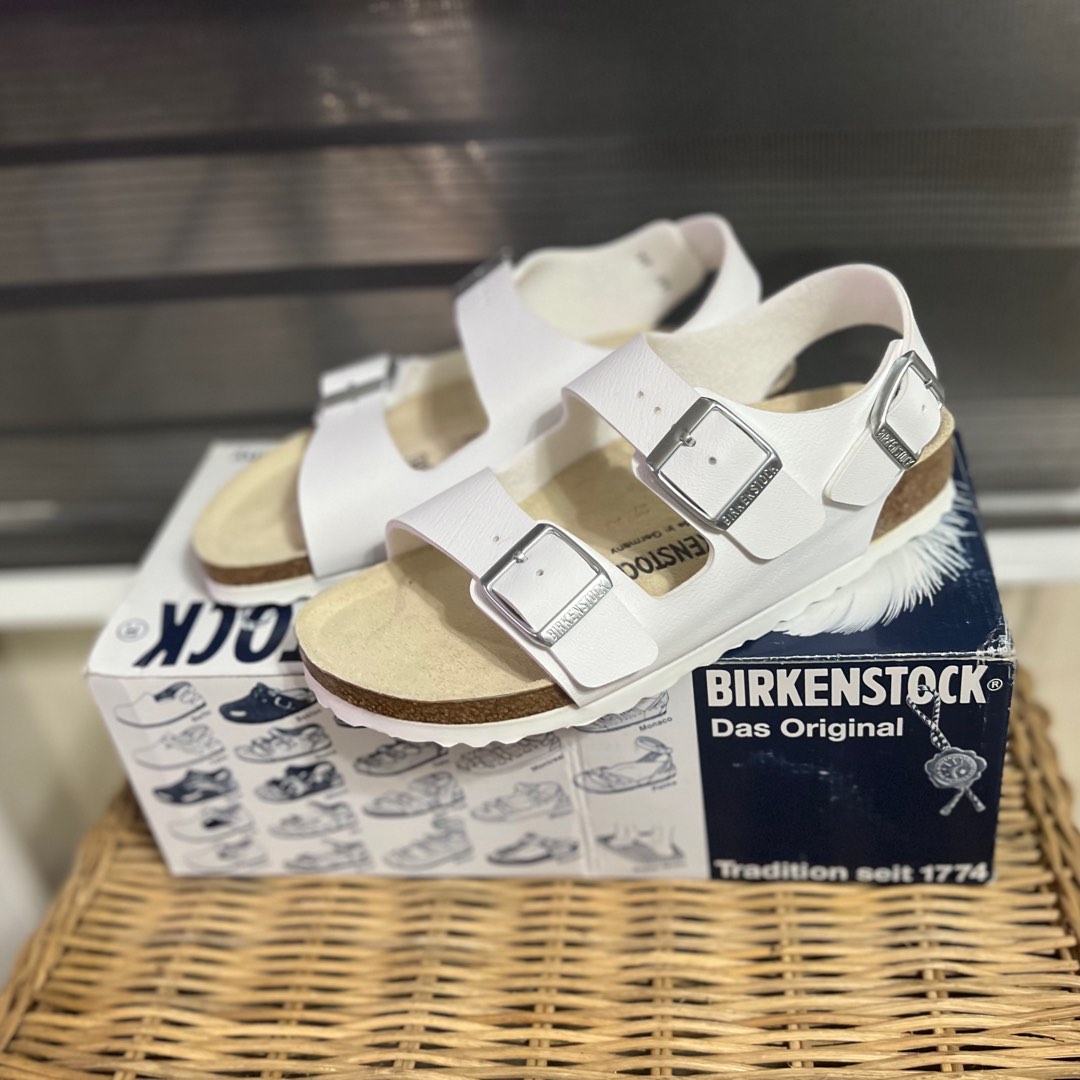 Milano white birkenstock hot sale