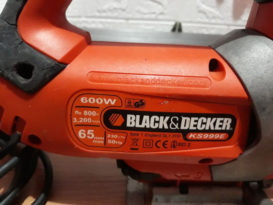 Black and Decker KS999 220 Volt Jig Saw 600W Turbo